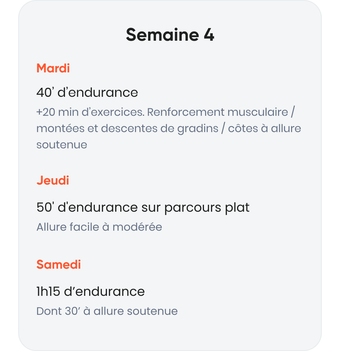 Votre plan pour un semimarathon en 2h15