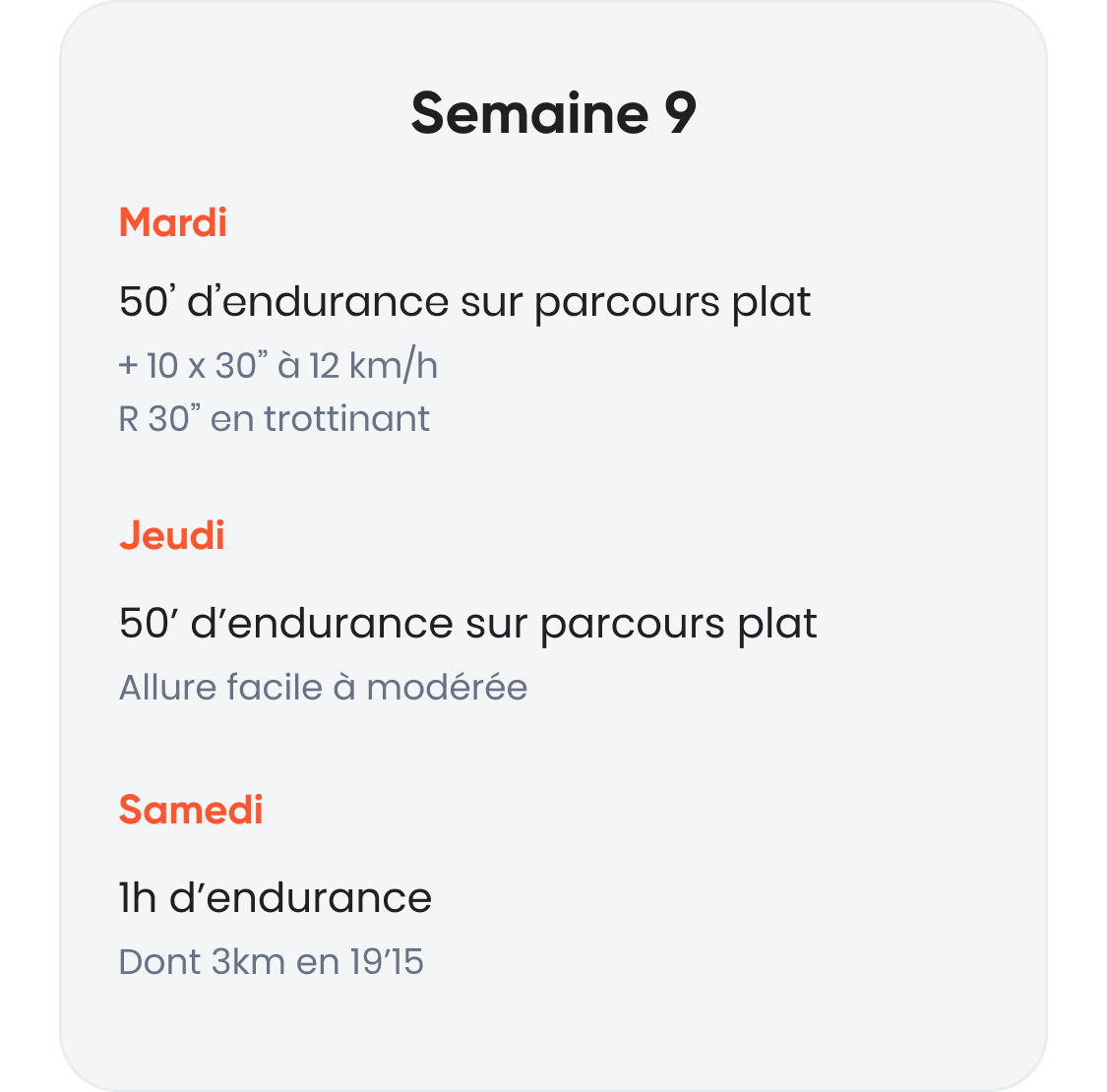 Votre plan pour un semimarathon en 2h15